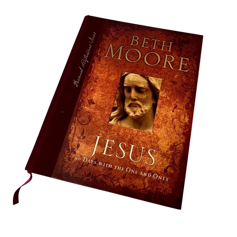 Jesus 90 Days with The One and Only Beth Moore Hardcover Devotional Journal 2007 - Picture 1 of 7